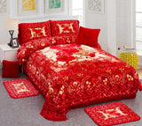 Blanket (ኮቦርታ )Blanket 200×240cm

Bedcover 230×250

Pillows 50×75cm

Cushio 40×40cm

Mat 50×75cm

Slipper 4PCs